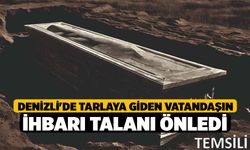 Denizli'de Tarlaya Giden Vatandaşın İhbarı Talanı Önledi