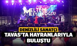 Denizlili Sanatçı, Tavas'ta hayranlarıyla buluştu