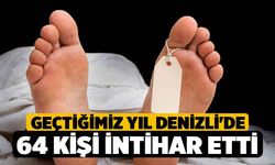 Geçtiğimiz Yıl Denizli'de 64 Kişi İntihar Etti
