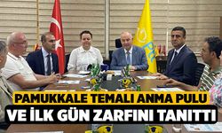 Pamukkale temalı anma pulu ve ilk gün zarfını tanıttı
