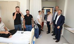 Rektör Güngör, PAÜ Hastanelerine Bayram Ziyaretinde Bulundu