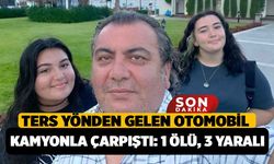 Denizli-Aydın Otoyolunda Ters Yönden Gelen Otomobil Kamyonla Çarpıştı: 1 Ölü, 3 Yaralı