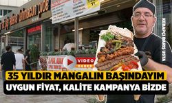 Kebapçı Barış Usta, 35 Yıldır Mangalın Başındayım Uygun Fiyata Kaliteli Kebap Bizde