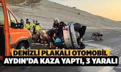 Denizli Plakalı Otomobil Yenipazar'da Kaza Yaptı: 3 yaralı