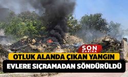 Denizli’de Yangın Evlere Sıçramadan Söndürüldü