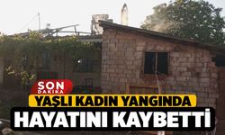 Denizli'de Ev Yangını, Yaşlı Kadın Hayatını Kaybetti