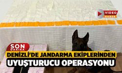 Denizli'de Jandarma Ekiplerinden Uyuşturucu Operasyonu