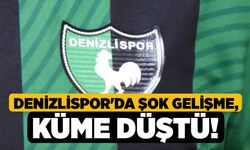 Denizlispor'da şok gelişme, Küme düştü!