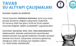 Kuyu pompası yenilenme çalışması sebebiyle Tavas’ta su kesintisi yaşanacak