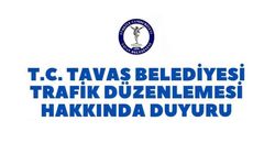 Tavas’ta yol çalışması dolayısıyla yol güzergahları değişti
