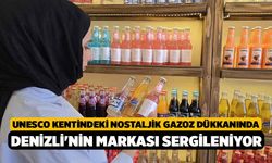 UNESCO kentindeki nostaljik gazoz dükkanında Denizli'nin Markası sergileniyor