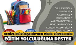 Denizli Büyükşehir’den minik yüreklerin eğitim yolculuğuna destek