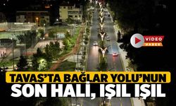 Tavas Bağlar Yolu Yeniden Düzenlendi