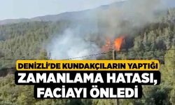 Denizli'de Kundakçıların yaptığı zamanlama hatası, faciayı önledi