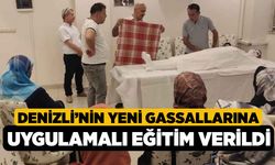 Denizli’nin yeni gassallarına uygulamalı eğitim verildi