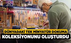 Dünyadaki Tek Minyatür Dokuma Koleksiyonunu Oluşturdu