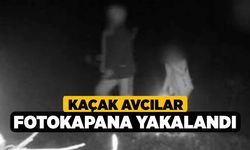 Kaçak Avcılar Fotokapana Yakalandı