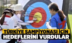 Okçular, Türkiye Şampiyonası için Hedeflerini Vurdu