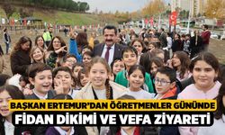 Başkan Ertemur’dan Öğretmenler Gününde Fidan Dikimi ve Vefa Ziyareti