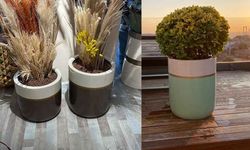 Burçe Design Şıklığı Mekanlarınıza Taşıyan Büyük Boy Fiber Saksılar