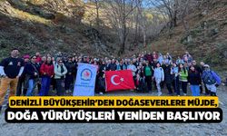 Denizli Büyükşehir'den doğaseverlere müjde, Doğa yürüyüşleri yeniden başlıyor