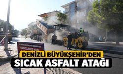 Denizli Büyükşehir’den sıcak asfalt atağı