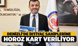 Denizli Büyükşehir'den İhtiyaç Sahiplerine Horoz Kart