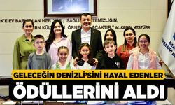 Geleceğin Denizli’sini hayal edenler ödüllerini aldı