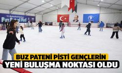 Buz Pateni Pisti gençlerin yeni buluşma noktası oldu