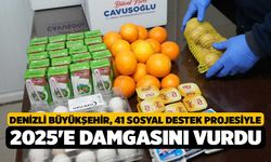 Denizli Büyükşehir, 41 sosyal destek projesiyle 2025'e damgasını vurdu