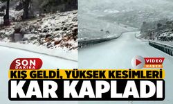 Denizli'nin Yüksek Bölgelerinde Kar Yağışı Başladı