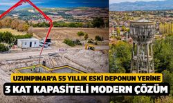 Uzunpınar’a 55 yıllık eski deponun yerine 3 kat kapasiteli modern çözüm