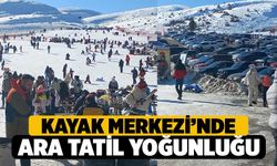 Bozdağ Kayak Merkezinde Ara Tatil Yoğunluğu