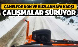 Çameli Belediyesi'nde Kar ve Buzlanmaya Karşı Çalışmalar Sürüyor