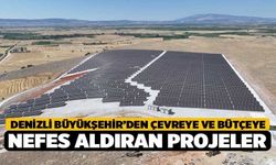 Denizli Büyükşehir’den çevreye ve bütçeye nefes aldıran projeler