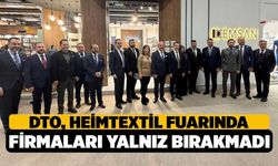 DTO Başkanı Erdoğan, Heimtextil Fuarında Denizlili firmaları yalnız bırakmadı