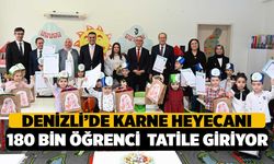 Denizli’de Karne Heyecanı: 180 Bin Öğrenci Yarıyıl Tatiline Giriyor