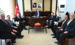 Denizli OSB yönetiminden Denizli'nin yeni Valisi Köşger'e ziyaret