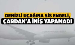 Denizli Uçağına Sis Engeli, Çardak'a İniş Yapamadı