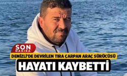 Denizli'de Devrilen Tıra Çarpan Araç Sürücüsü Hayatı Kaybetti
