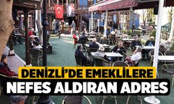 Denizli’de emeklilere nefes aldıran adres