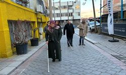 Denizli'de Engelliler Beyaz Bastonla Özgürce Hareket Ediyor