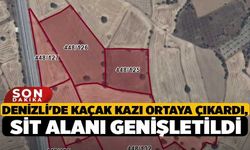 Denizli'de kaçak kazı ortaya çıkardı, sit alanı genişletildi