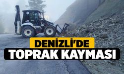 Denizli'de Toprak Kayması