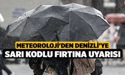 Meteoroloji'den Denizli’ye Sarı Kodlu Fırtına Uyarısı