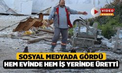 Sosyal medyada gördü hem evinde hem iş yerinde üretti