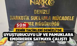 Zehir tacirleri Denizli'de uyuşturucuyu lif ve pamuklara emdirerek satmaya çalıştı