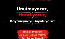 Pamukkale Belediyesi, 6 Şubat Depremlerinin Yıl Dönümünde Anma Etkinliği Düzenliyor