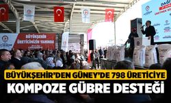 Büyükşehir’den Güney’de 798 üreticiye kompoze gübre desteği