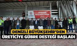 Denizli Büyükşehir’den Üreticiye Gübre Desteği Başladı